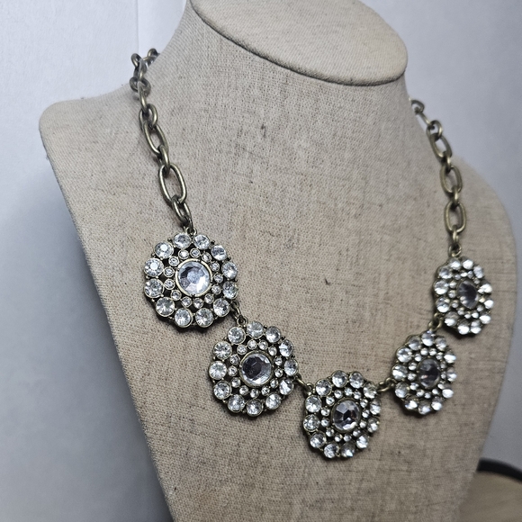Crystal Statement Necklace by J.Crew Y2K - Picture 5 of 5